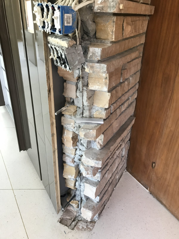 Masonry restoration work