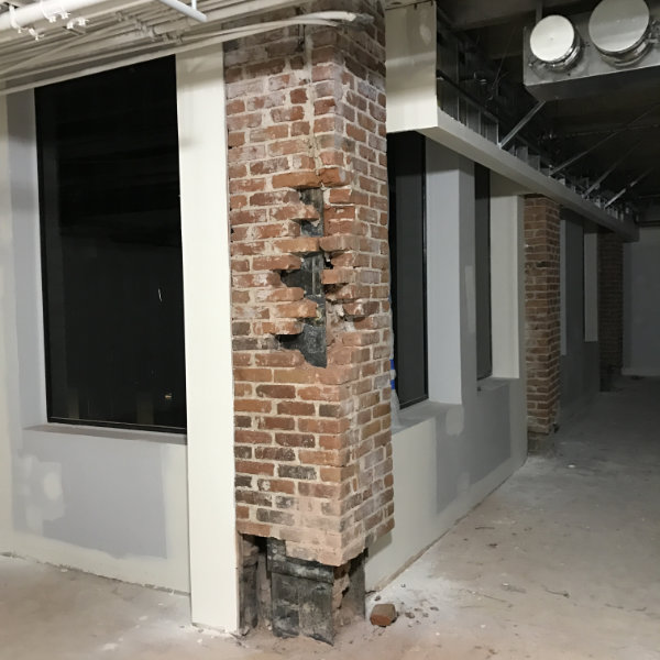 Masonry restoration work