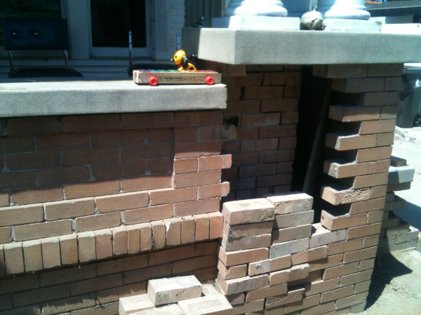 Masonry restoration work