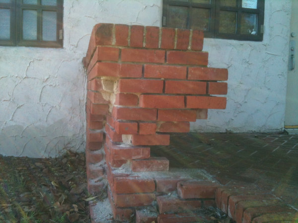 Masonry restoration work